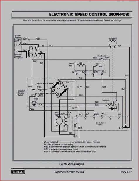 2004 ezgo gas wiring diagram schematic 